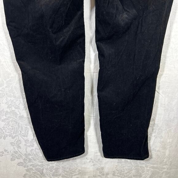 Talbots Pants 18W Black Corduroy Straight Flawless Five Pocket - Picture 9 of 13